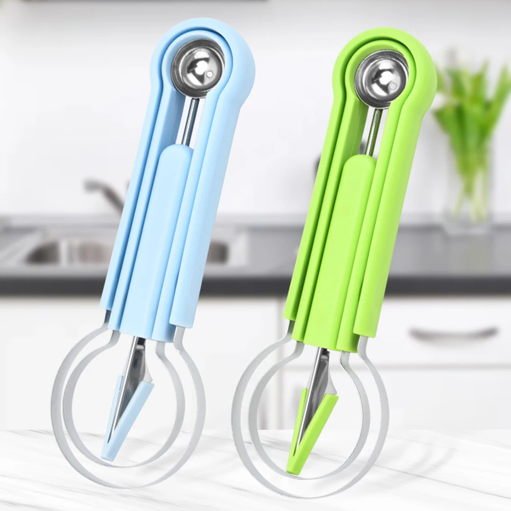 Multipurpose Fruit Baller Scooper Kit Ergonomic Non-Slip Handles Corer For Fruits Vegetables