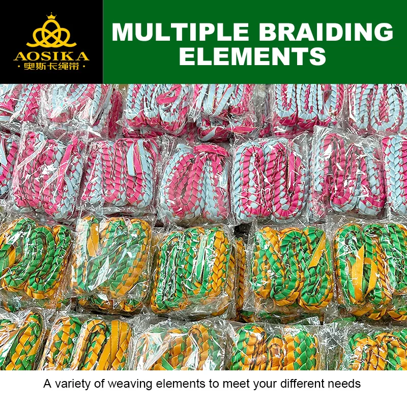 Polyester Ribbon Flower Hawaii Leis Garland