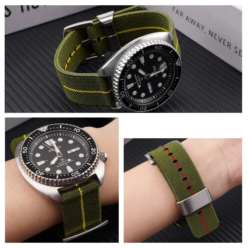 Versatile Quick Release Nylon Watch Band - Elastic Sport Strap