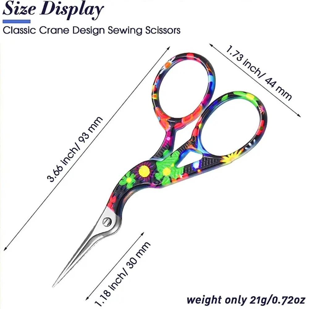 1PC,Stainless Steel Sewing Scissors Retro Tailor Thread Embroidery Fabric Needlework Scissors DIY Arts Crafts Sewing Tools