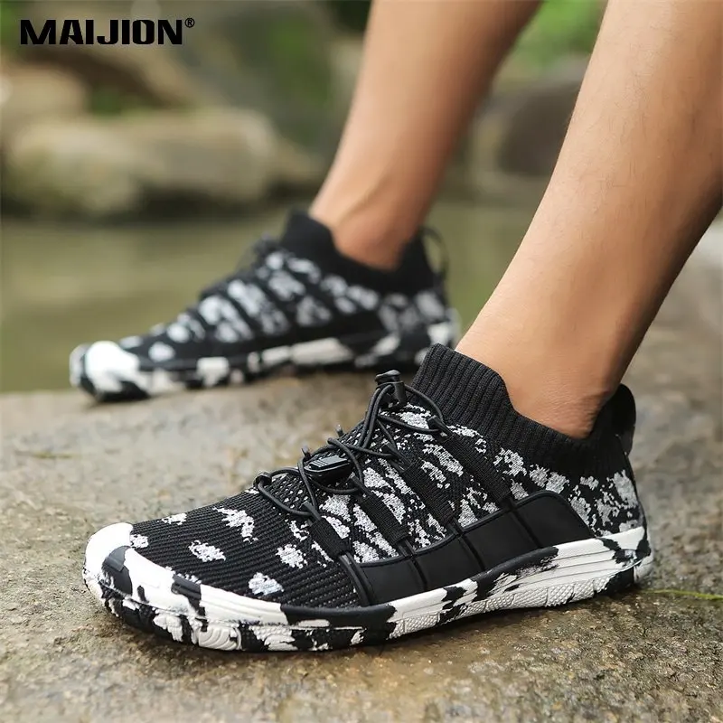 Water Sports Shoe Men Women Breathable Beach Barefoot Aqua Shoe Non Slip Comfortable Quick-Dry Upstream Elastic Wading