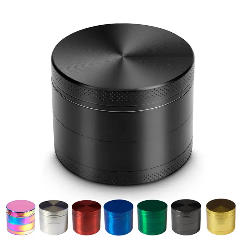 4-Layer Aluminum Herb & Spice Grinder - Premium Tobacco Cutting Accessories