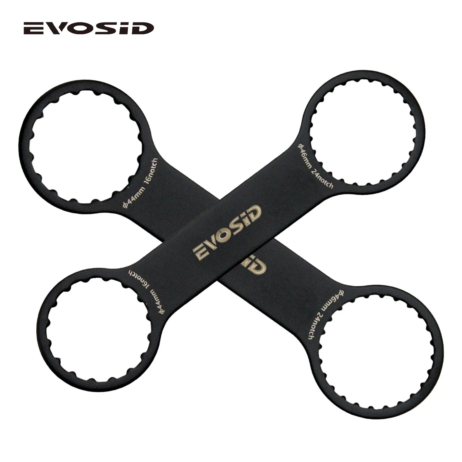 EVOSID Bottom Bracket Wrench Tool Compatible with SRAM DUB SHIMANO BSA / FC-25 / FC-24 DUB-BSA Tool Steel Material 16/24 Notch bicycle bottom bracket tool