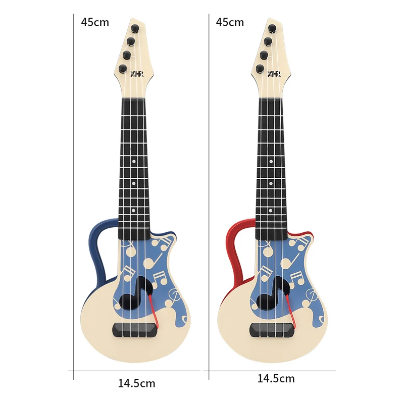 New Small Children Ukulele Guitar Toy Children Musical Instrument Beginner Early Education Toy Children Birthday Gift 6