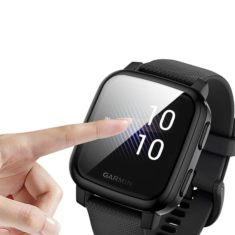 Garmin Venu SQ 2 SQ2 스마트 시계 소프트 커버 용 TPU 보호 케이스 Garmin Venu Sq Skin 용 전체 화면 보호기 쉘