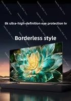 Téléviseur sans cadre de 85 pouces, écran haute définition 8K intelligent de 55/65 pouces, grand écran pour salon, télévision IP 2