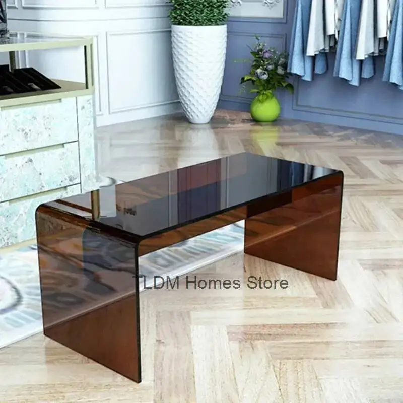 Clothing Nordic Acrylic Stools for Home Furniture Bedroom Luxury Transparent Stools Creative Ottomans Store Ins Bench Seat Puffs