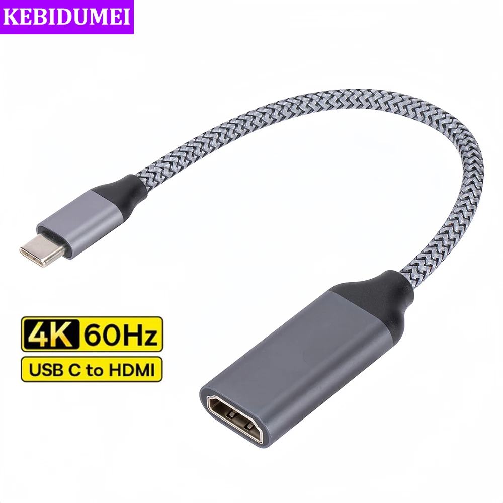 Premium 4K HDMI Cable with USB-C Connector - High-Speed HDTV Converter