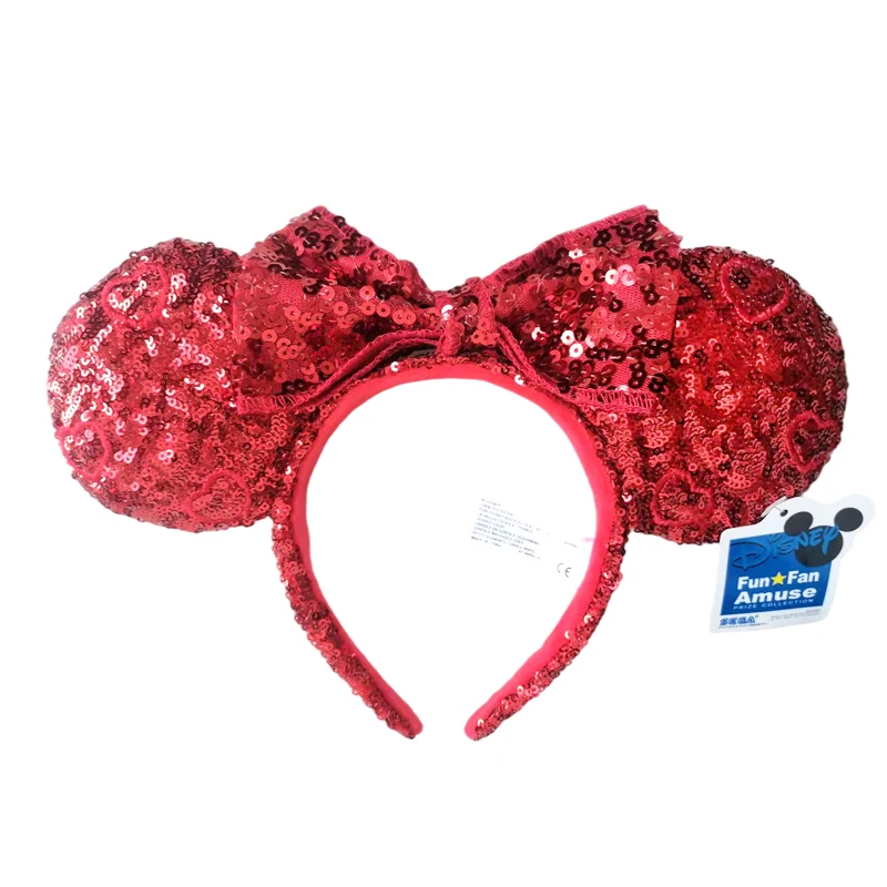 cool baby accessories Mickey Minnie Ears Headband Sequin EARS COSTUME Hallowmas Headband Cosplay Plush Gift plush mouse doll girls Party Hair band baby accessories clipart