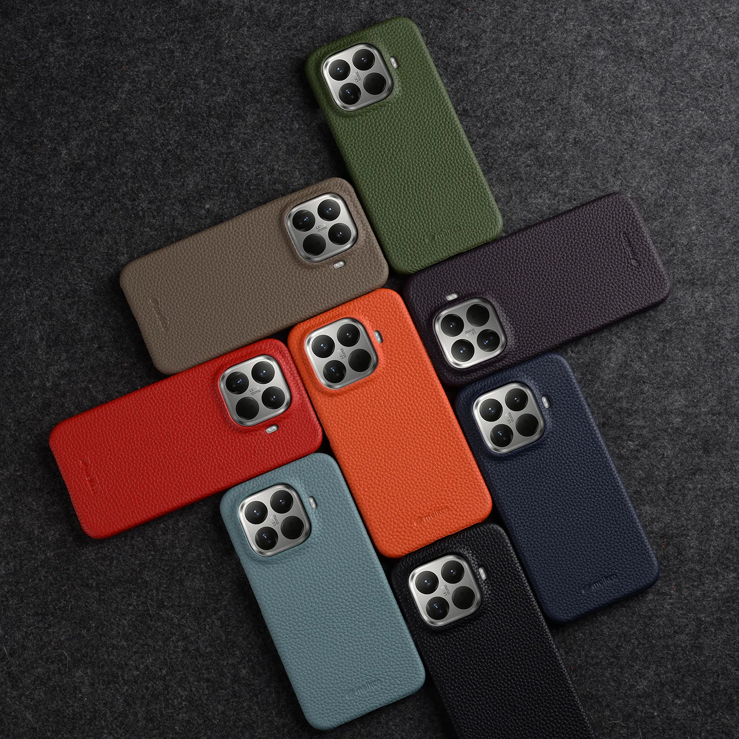 Melkco Genuine Leather Full Grain Cowhide Mobile Phone Cover with Lichee Pattern