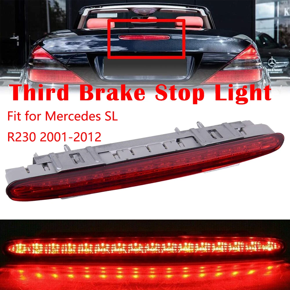 Terza Luce Di Stop Luce Di Arresto Per Mercedes Sl R230 2001-2012 Sl500 Sl600