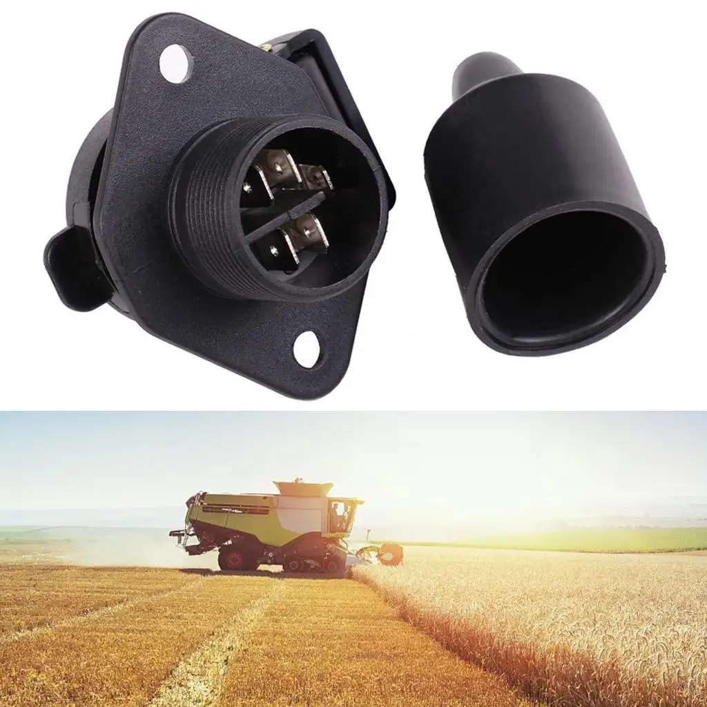 

Plug Socket Trailer Connector for Machinery Truck Tractor Parts Replacement