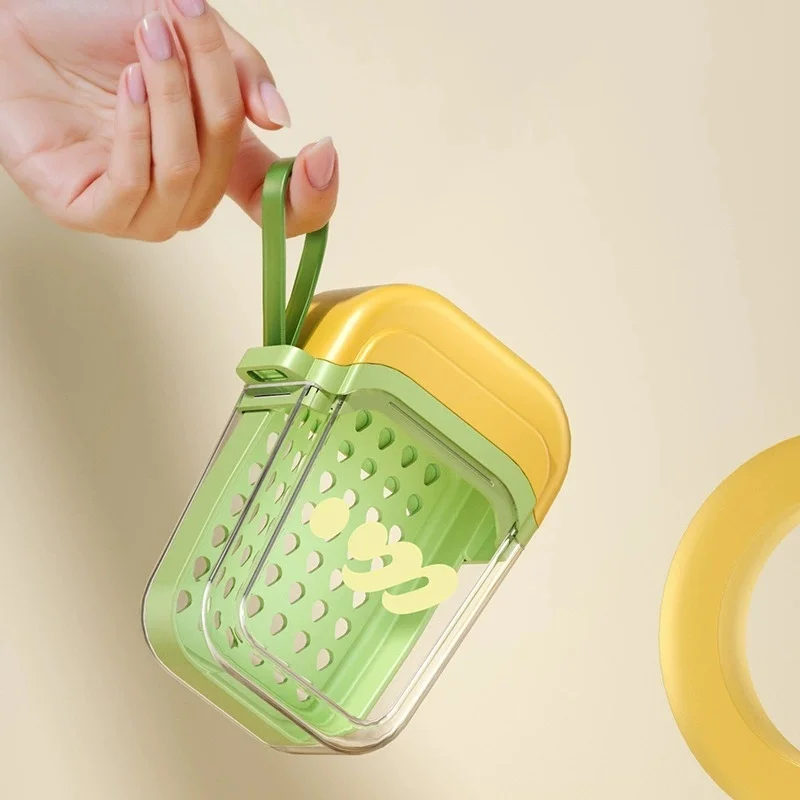 Portable Mini Soap Box Portable Mini Soap Box Sealed Drain Moisture-Proof Transparent Luxury Soap Box Casa Bathroom Accessories