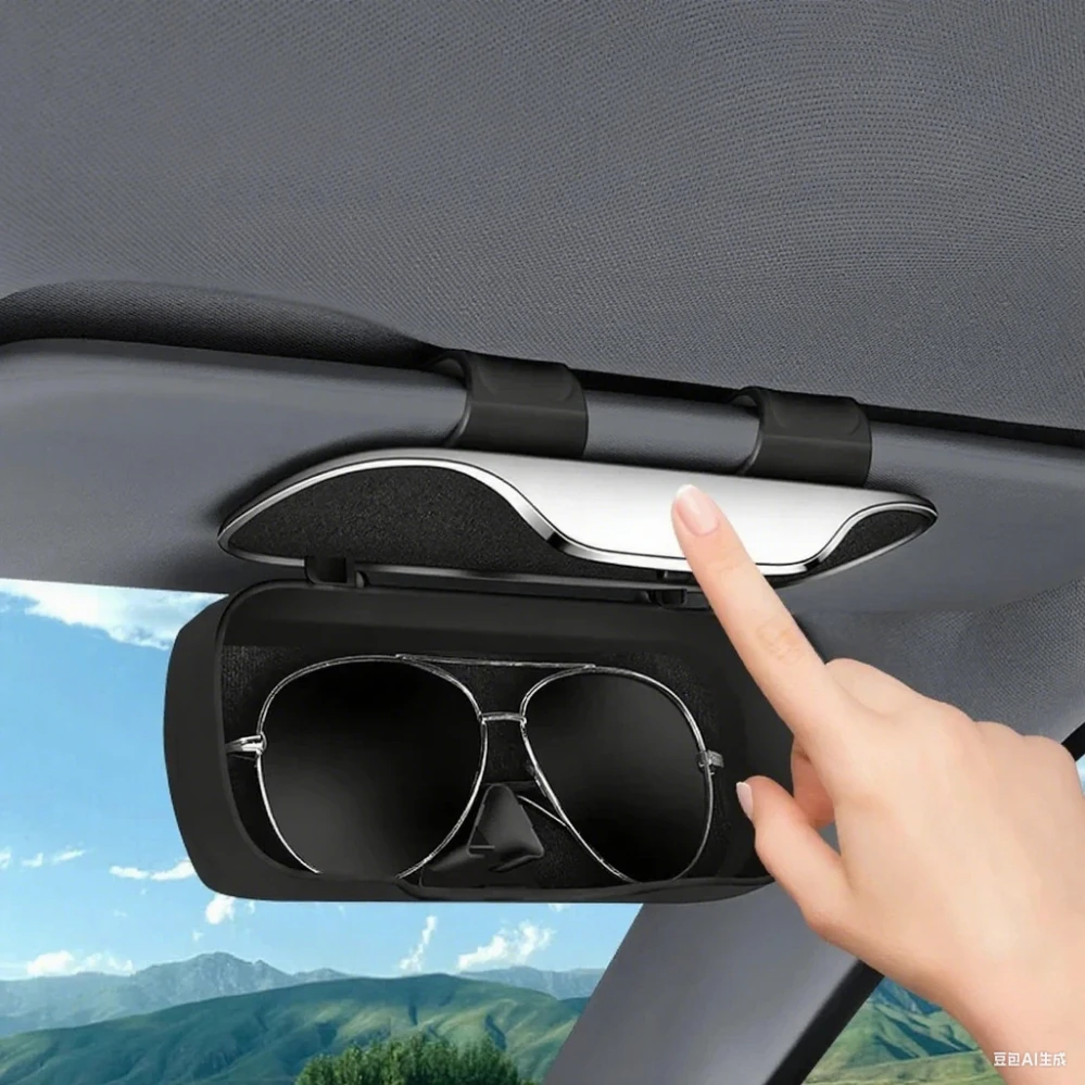 볼보 XC40 XC60 XC70 XC90 S40 S60 S90 V40 V50 V60 V90 차량용 바이저 선글라스 안경 케이스 안경 홀더 클립 박스 액세서리