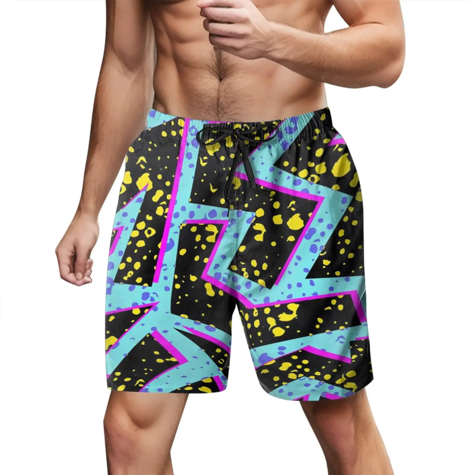 Mens Oversized Beach Shorts Surfing Swimwear