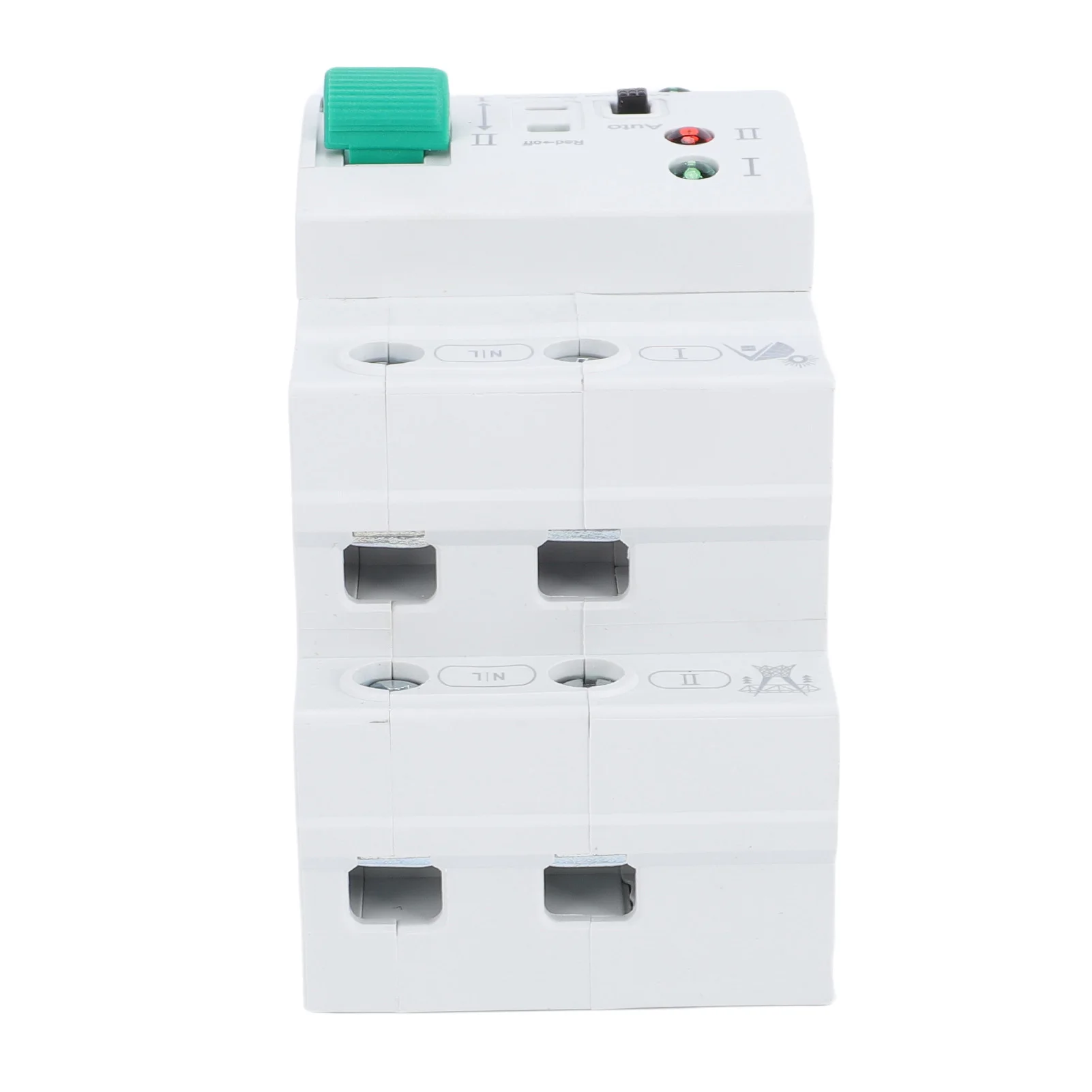 Mini ATS Automatic Manual Transfer Switch 2P 80A Home Generator Dual Auto Electrical Selector Switch DIN Rail Mount Super Thin P