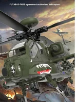 Yuxiang F11 Apache Armed Remote Control Helicopter 3d Inverted 6-Channel Flight Model Simulation Unmanned Helicopter Toy Gift 2