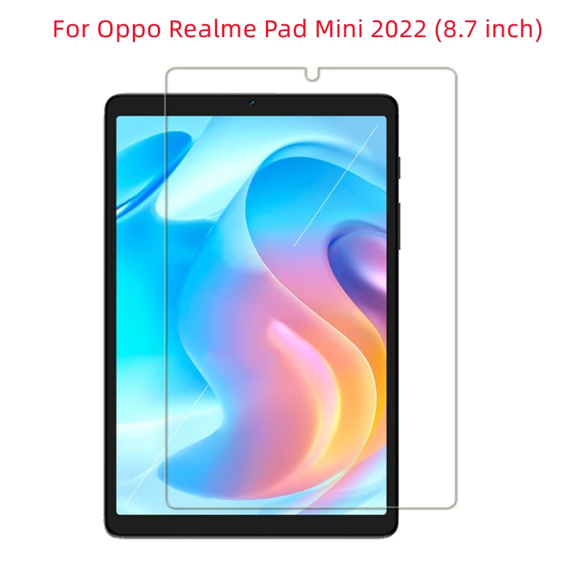 

For Oppo Realme Pad Mini WiFi / 4G / LTE 8.7" Tablet Tempered Glass Screen Protector Realmepad Mini 2022 Bubble Free Clear Film