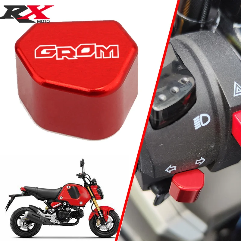 오토바이 CNC 액세서리 스위치 단추 턴 시그널 키 캡, 혼다 GROM125 MSX125 MSX GROM 125 2013 - 2024 2023 적합, 7 가지 색상