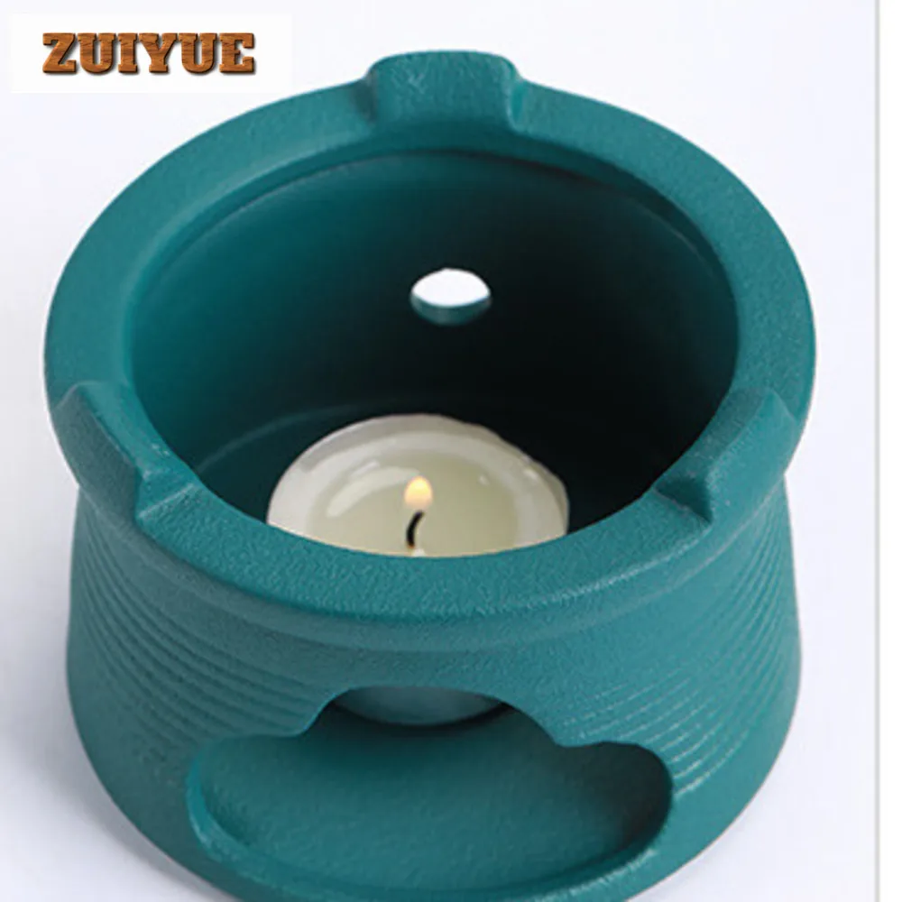 Boutique Coarse Pottery Handmade Tea Stove Household Candle Heating and Insulation Furnace Zen Tea Stove Kettle Stand Teaware