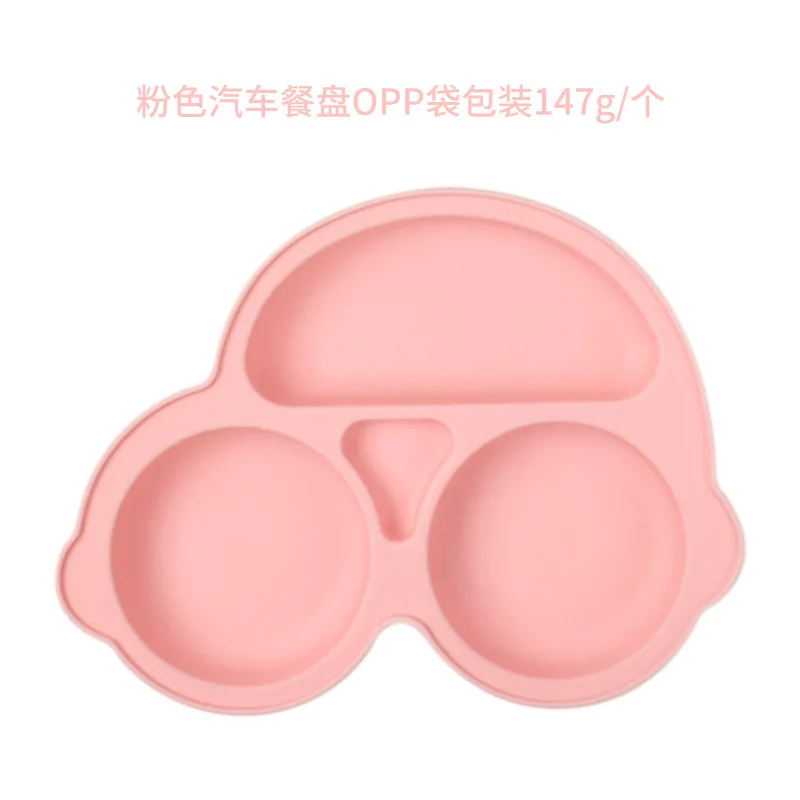 Silicone Suction Cartoon Plate for Toddlers – Retro Kids Smiley Face Bowl