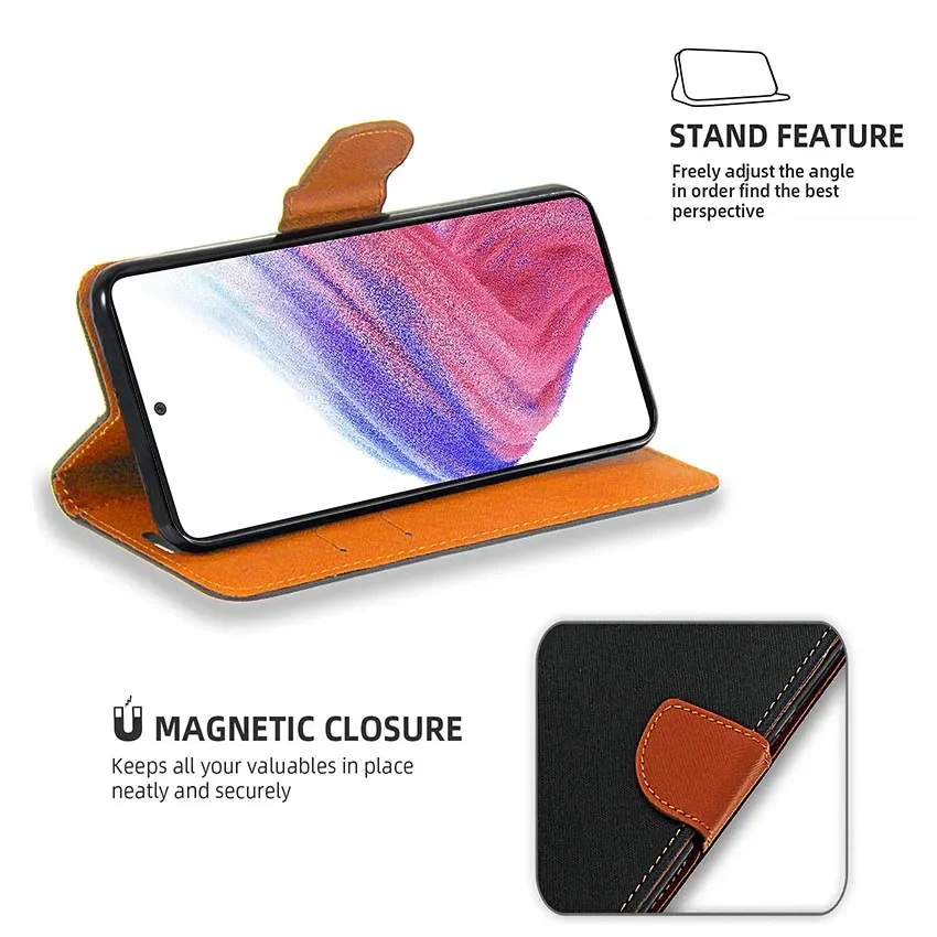 Cover Per Vodafone Smart N10 Custodia Compatibile Con Vodafone Smart N10 Custodia Per Telefono Custodia A Portafoglio Magnetica In Pelle PU Kickstand CPT52 - Foto 5