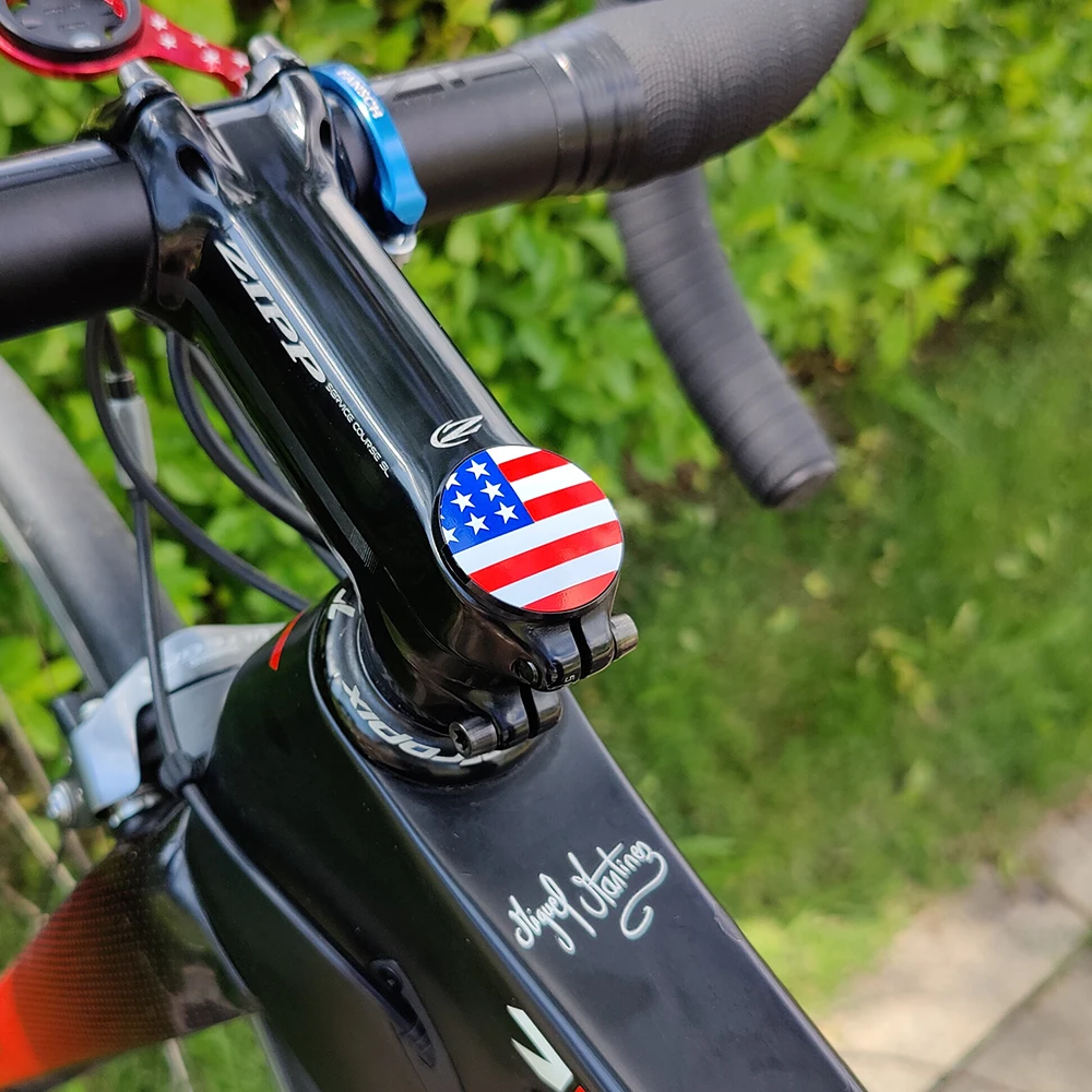 Couvercle Supérieur Casque Vélo Aluminium - Protection Tige Direction, Multicolore, VTT Et Route