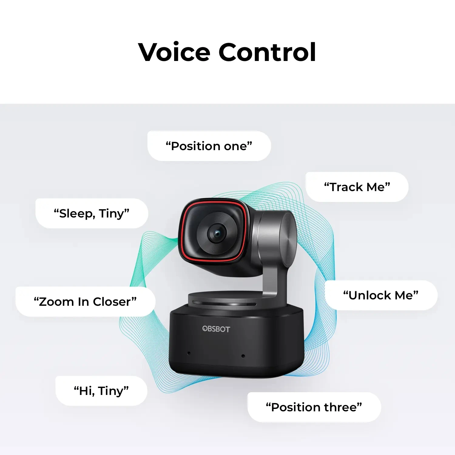 OBSBOT Meet Tiny 2 Tiny SE Meet 1080P PTZ Webcam AI-Tracking Auto-Framing Gesture Control HDR 2Omni-Directional Mic Recording