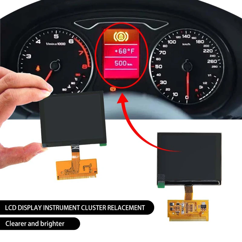 Auto LCD Strumento Cluster Display Per Audi A3 A4 A6 S3 8L 8N A6 C5 4B Per Seat TT VDO Schermo LCD Cruscotto Auto Parte Accessori - Image 4