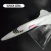 1:400 Metal Aircraft Model Replica, British Airways Concorde Airplane Scale Miniature Art Decoration Diecast Aviation Toy Gift 5