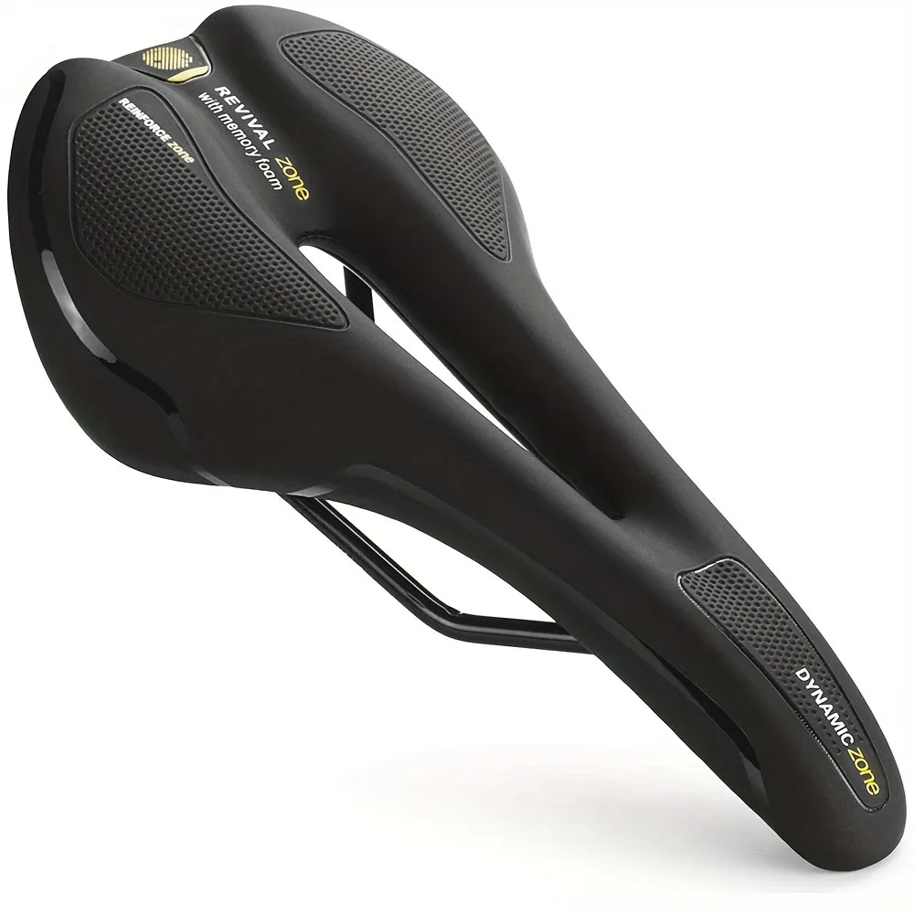 Comfortable Bicycle Saddle, MTB Mountain Bike Seat Road Bike Saddle for Men and Women, Bicycle Seat Cycling Cushion Exercise