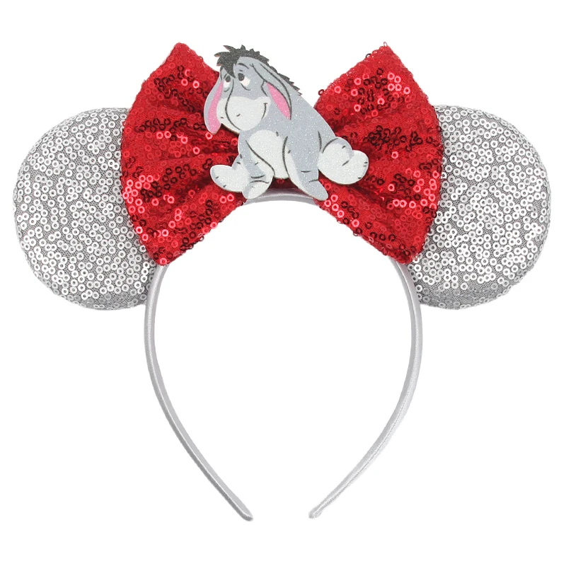 Winnie the Pooh Mausohren-Haarband, Beliebtes Cartoon-Charakter Mickey Maus Haarband, Mädchen Cosplay Party Neue Kinder-Haaraccessoires – Detail 31