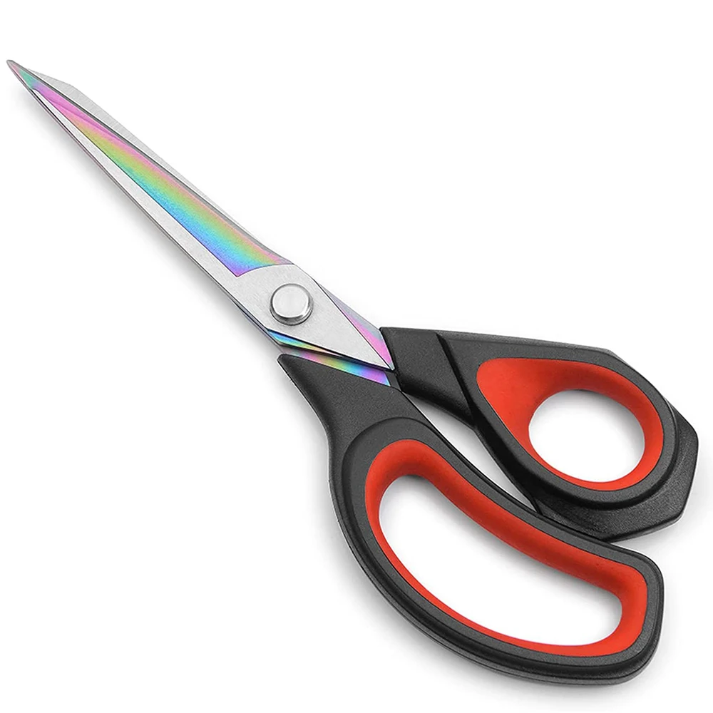9.5 Inch Premium Tailor Scissors Heavy Duty Sewing Scissors Multi-Purpose Stainless Steel Fabric Leather Dressmaking Shears