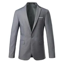 Blazer formel pour hommes, veste classique + broche, S 6XL 