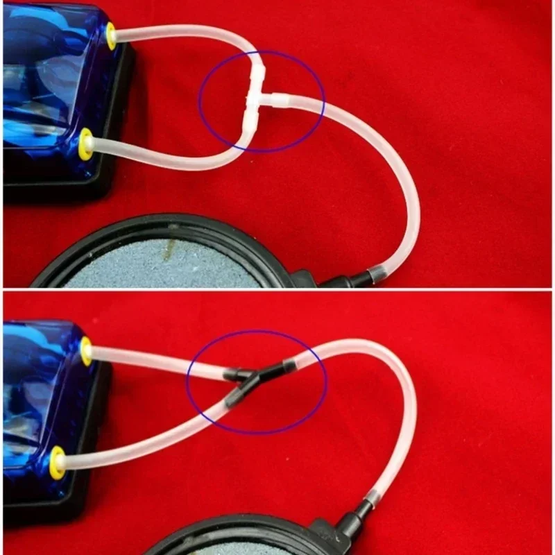 5 Pcs/lot Aquarium Accessories Fish Tank Air Pipe Tube Tee Air Valves Check Reflux Valve Switch Tap 4mm Diameter Hose Trachea