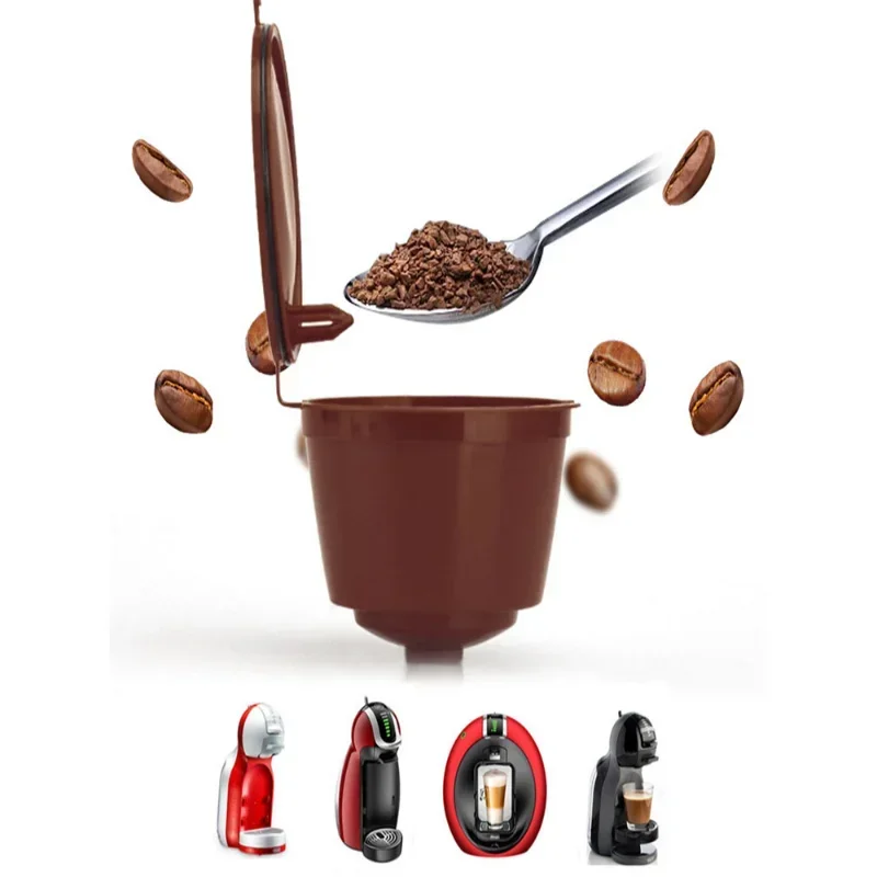 Capsule Ricaricabili Dolce Gusto Nescafe Riutilizzabile Compatibile Con Plastica Piccolo Genio Esperta Capsula