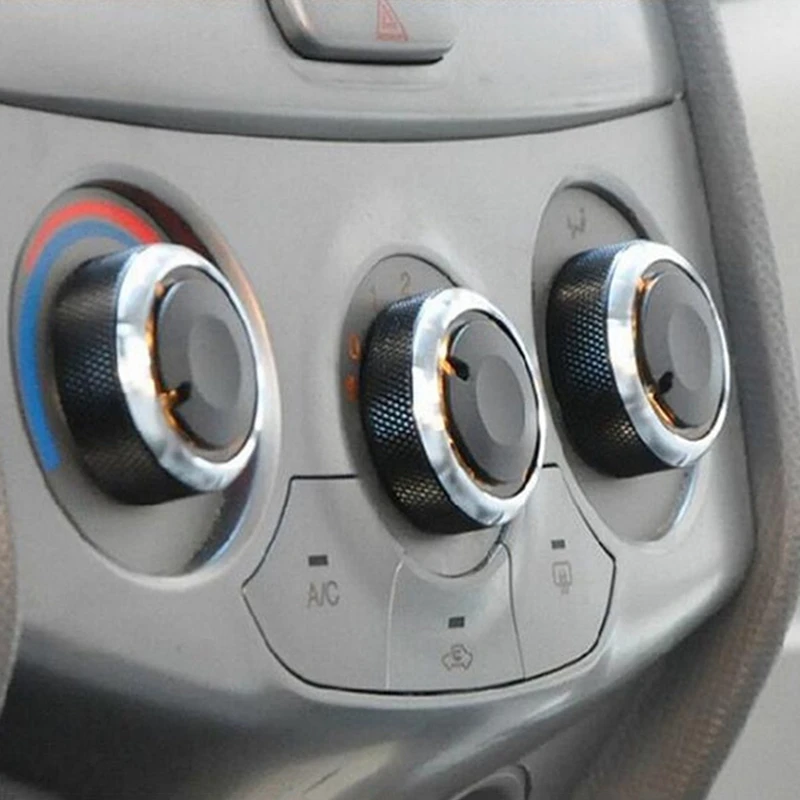 3Pcs/Set Car AC Knob Air Conditioning Knob Heat Control Switch For Chevrolet Sail 2008-2014 Car Styling