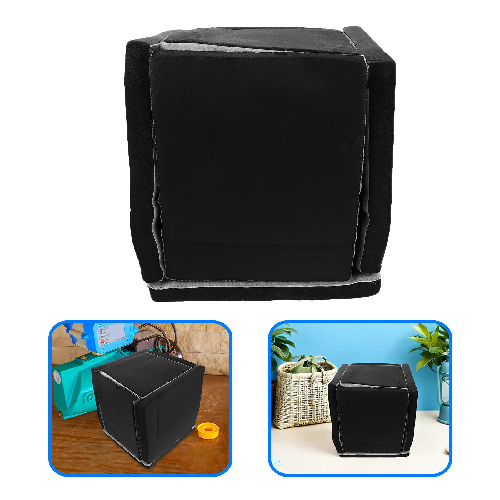 11x9.8인치 두께 방음 박스, 부스터 워터 펌프 엔진 소음 차단 발전기 소음 방지용