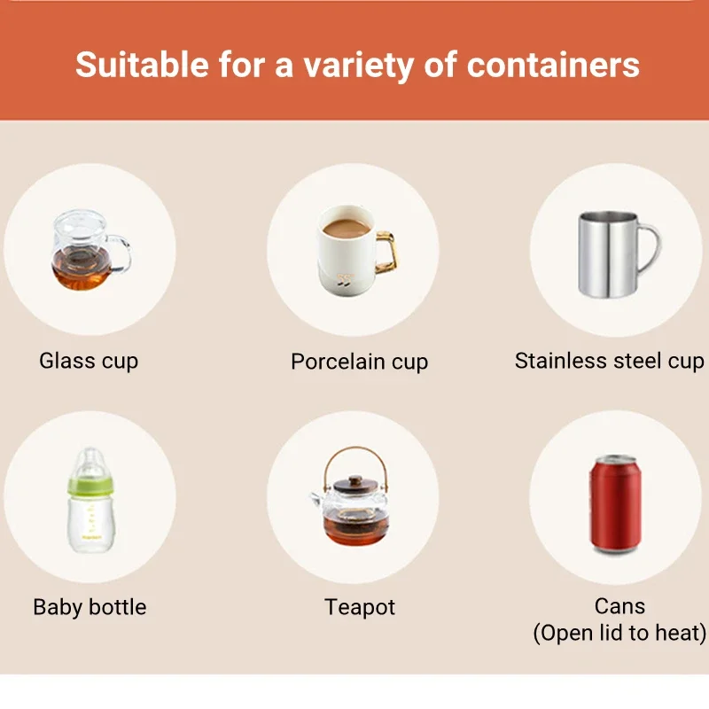 Smart Mug Warmer for Coffee Tea with 3 Temp Settin...