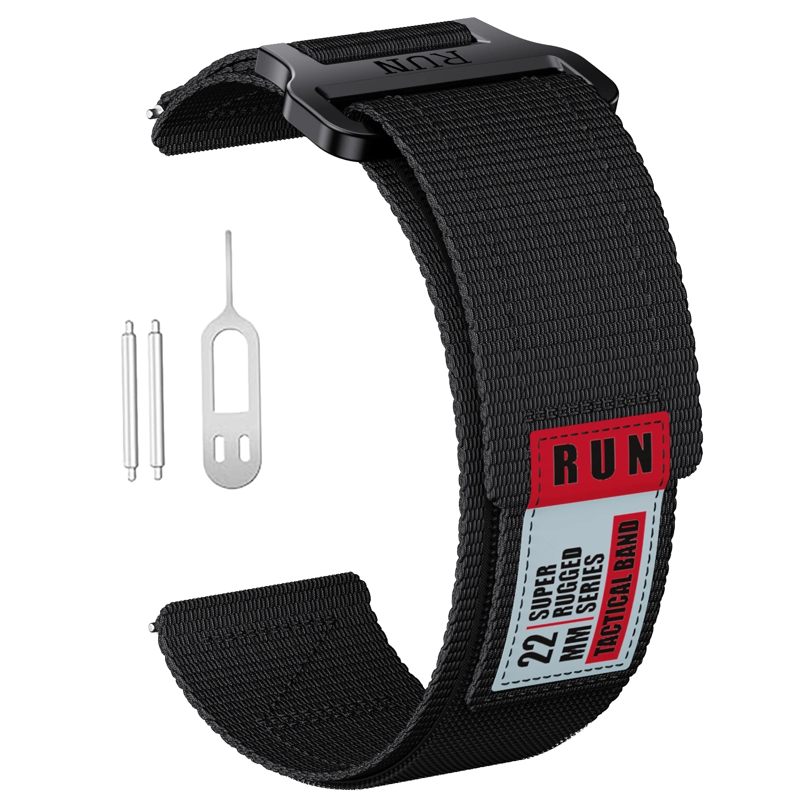 Enhanced Silicone Sport Watch Strap - 22mm Interchangeable Wristband