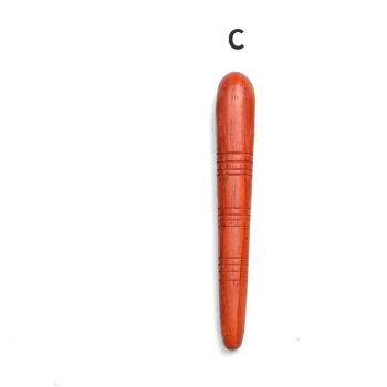 Bâton de massage des pieds en bois, 1/4 pièces, outil d'acupression, stylo d'acupuncture 11