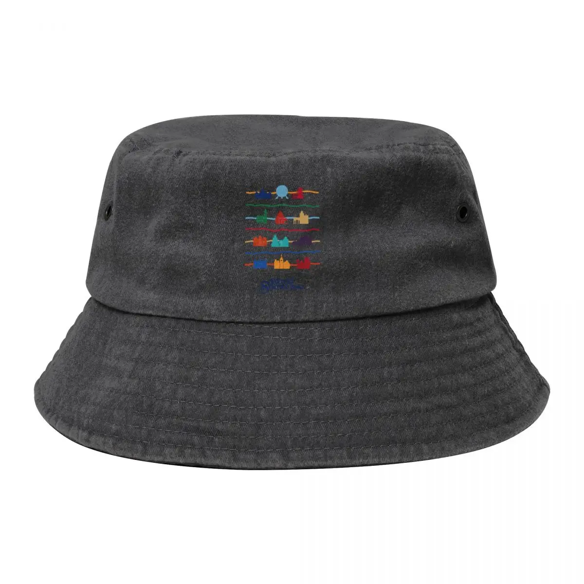 

World Showcase Pavilions Racerback Cowboy Denim Fisherman Hat With Printing