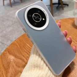 Luxury Metallic Aurora Matte Phone Cover for Honor Magic4 Lite & X9 Series (IMD White)