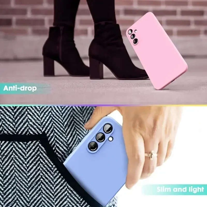 Candy Solid Color Silicone Matte Soft TPU Phone Case