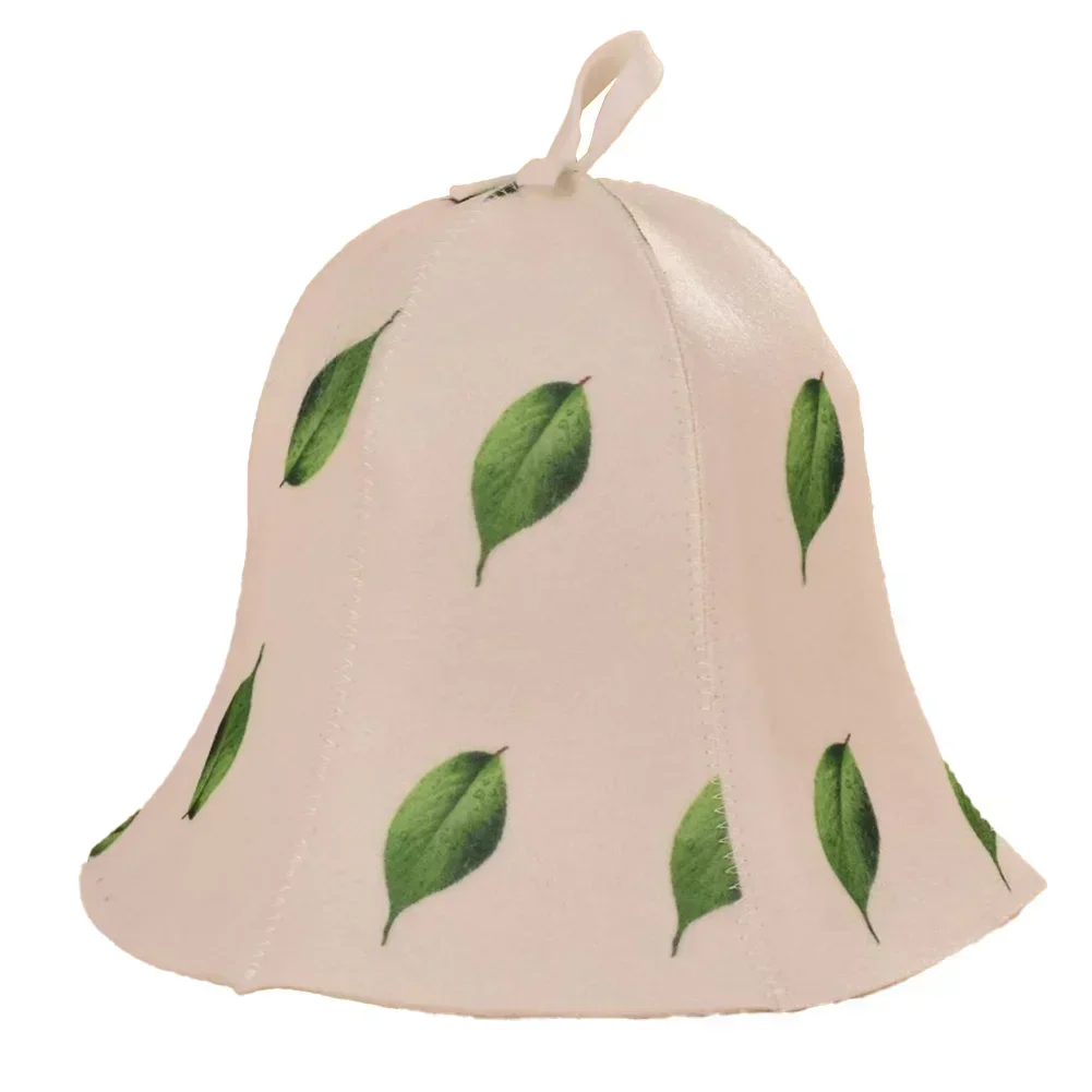 Shower Cap Bath Anti Heat Felt Head Protection Free Size Russian Style Shower Cap Sauna Hat Sauna Vaporarium Accessories sauna hats