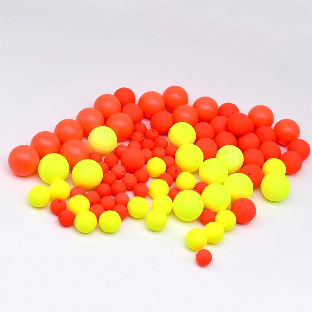 MNFT-Espuma Flutuadores para Pesca de Água Salgada, Isca Falsa, Bola Beads, Pompano Float, Rig Rigging Material, Pesca de água doce, 20Pcs