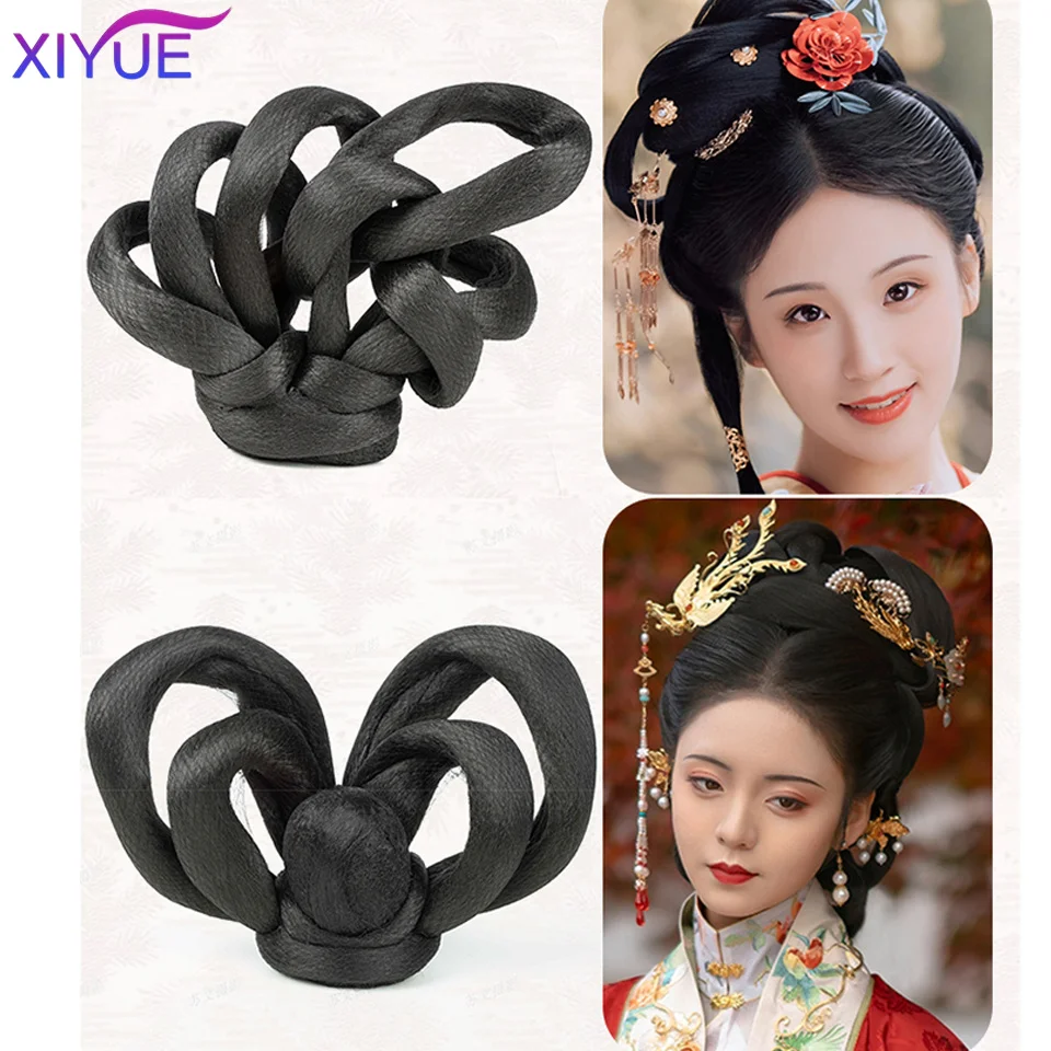 Hanfu Hair Wigs by Hanfu Story Hair Bands Hair Extensions Costume Wig  Traditional Chinese Hairstyle Anne - Etsy Singapore