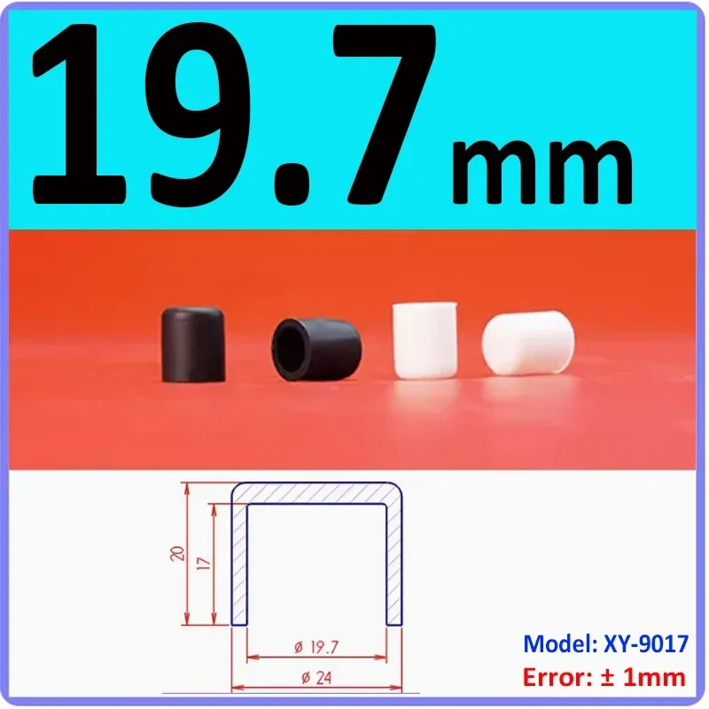 Bouchons En Silicone Noir Pour Tubes - Diamètres De 3 à 200 Mm, Résistance -40°C à 250°C