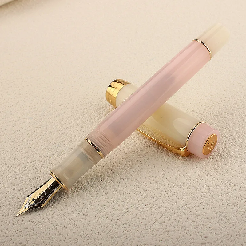 Jinhao 100 Resin Fountain Pen EF/F/M Extra Fine Nib Transparent Resin Office School Writing