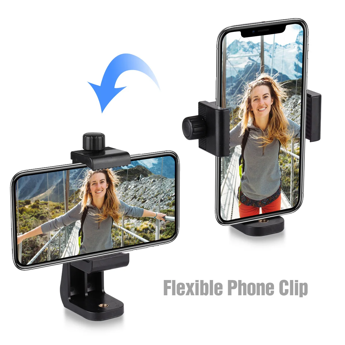 54-inch Extendable Selfie Stick Tripod Stand Aluminum Alloy with Detachable Desktop Tripod Phone Holder Sports Camera Mount Adap